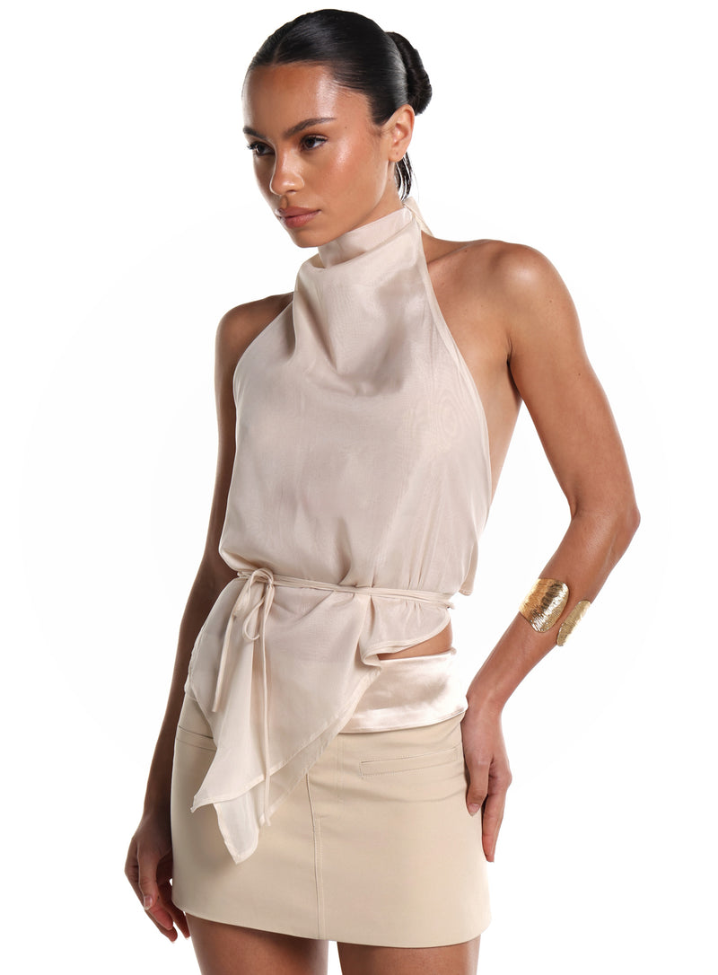 Faye Top | Creamy Veil