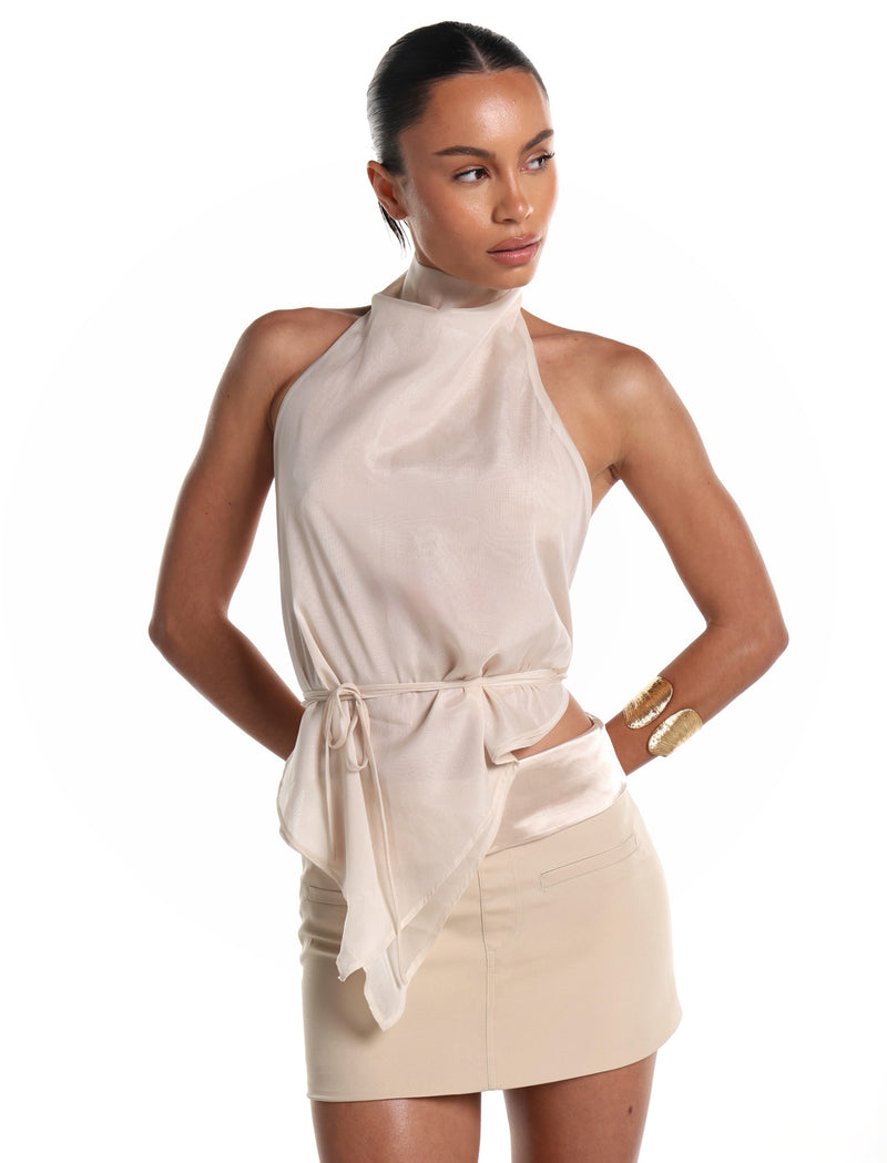 Juno Skirt | Champagne Cream
